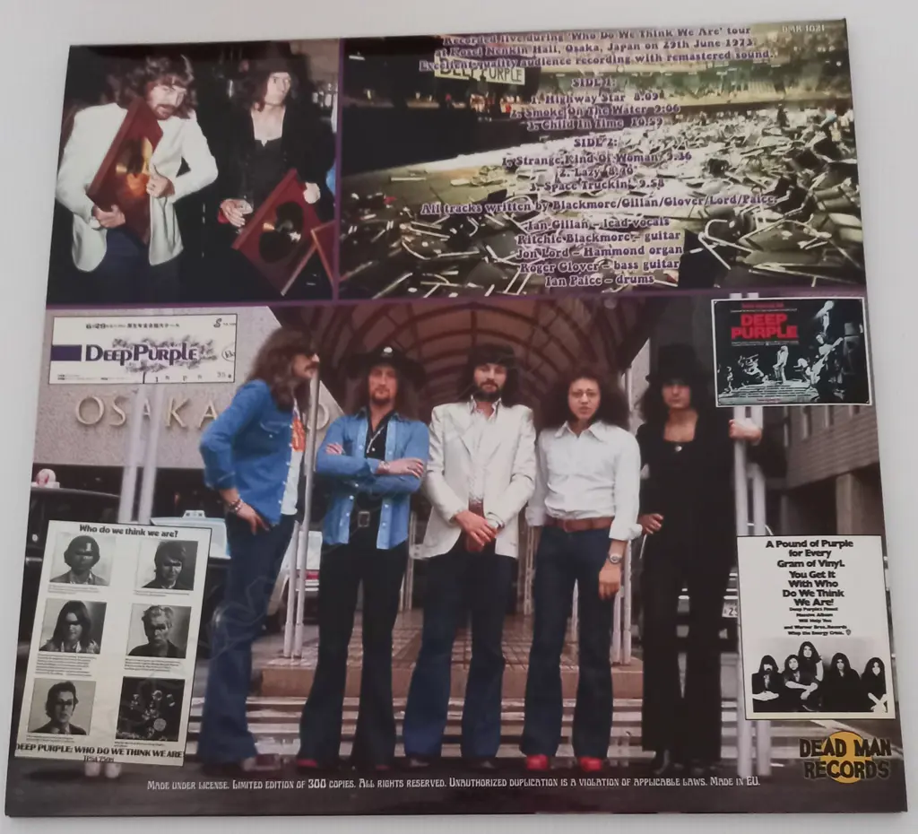Deep Purple, Live in Osaka 1973 Image 1++